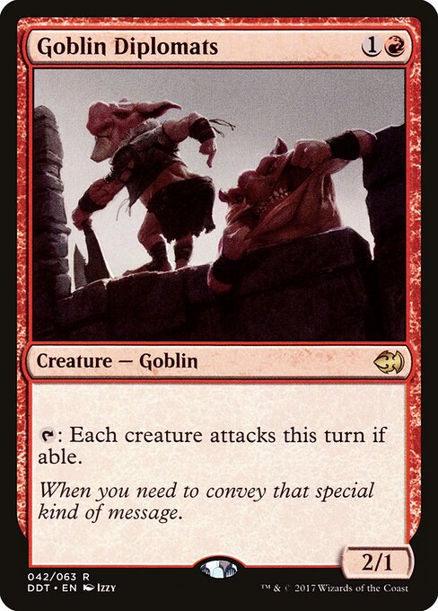 Goblin Diplomats - Duel Decks: Merfolk vs. Goblins Magic card