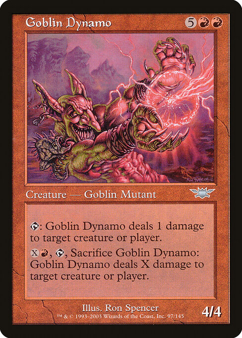 Goblin Dynamo - Legions Magic card