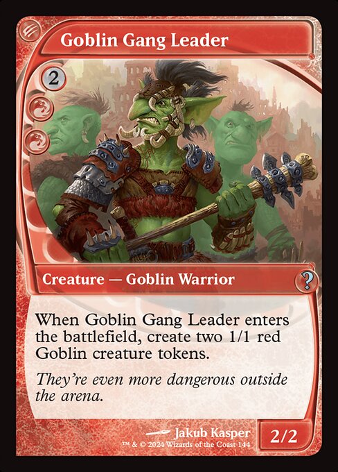 Goblin Gang Leader - Mystery Booster 2 Magic card