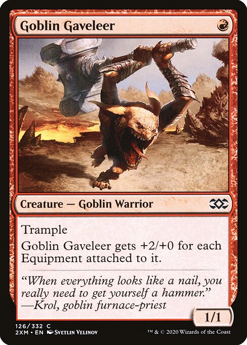 Goblin Gaveleer - Double Masters Magic card