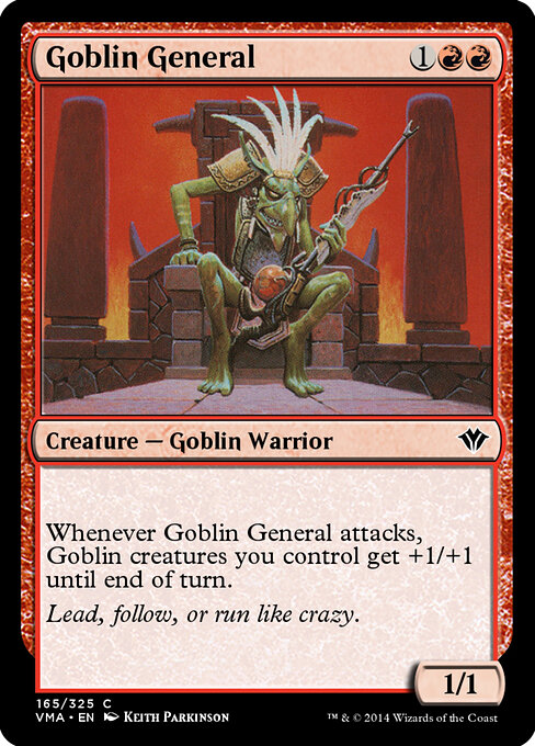 Goblin General - Vintage Masters Magic card