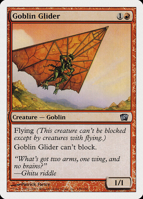 Goblin Glider - Eighth Edition Magic card