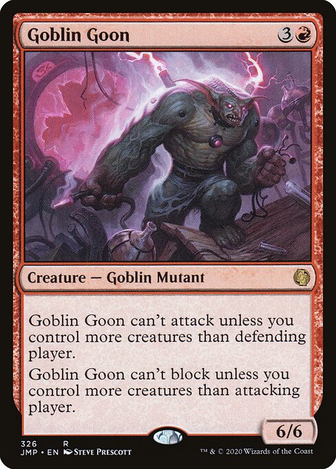 Goblin Goon - Jumpstart Magic card