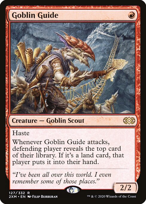 Goblin Guide - Double Masters Magic card