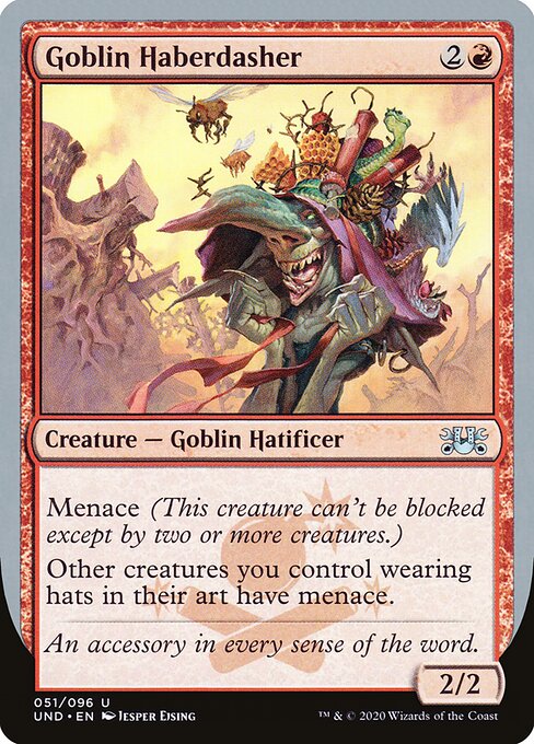 Goblin Haberdasher - Unsanctioned Magic card