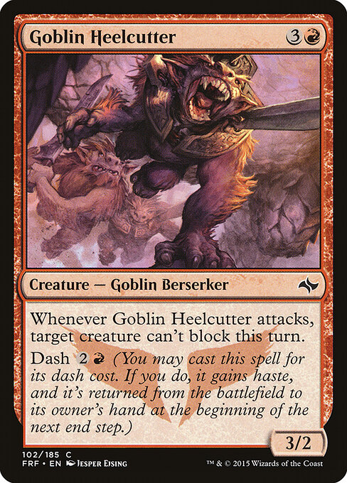 Goblin Heelcutter - Fate Reforged Magic card