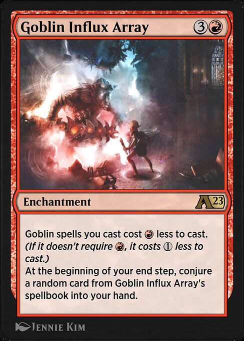 Goblin Influx Array - Alchemy: Dominaria Magic card