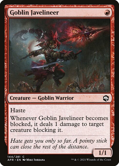 Goblin Javelineer - Adventures in the Forgotten Realms Magic card