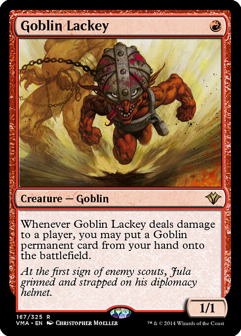 Goblin Lackey - Vintage Masters Magic card