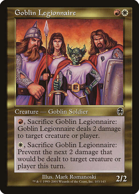 Goblin Legionnaire - Apocalypse Magic card