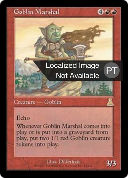 Goblin Marshal - Urza's Destiny (#85) - Illustrated by DiTerlizzi - Magic: The Gathering Card