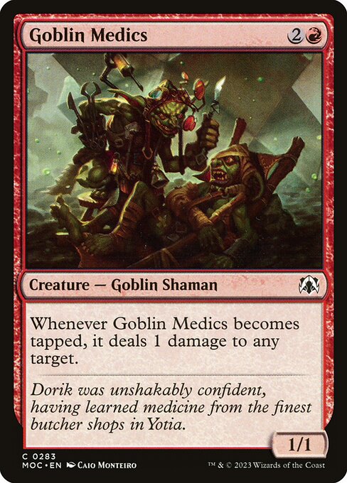 Goblin Medics - March of the Machine Commander Magic card
