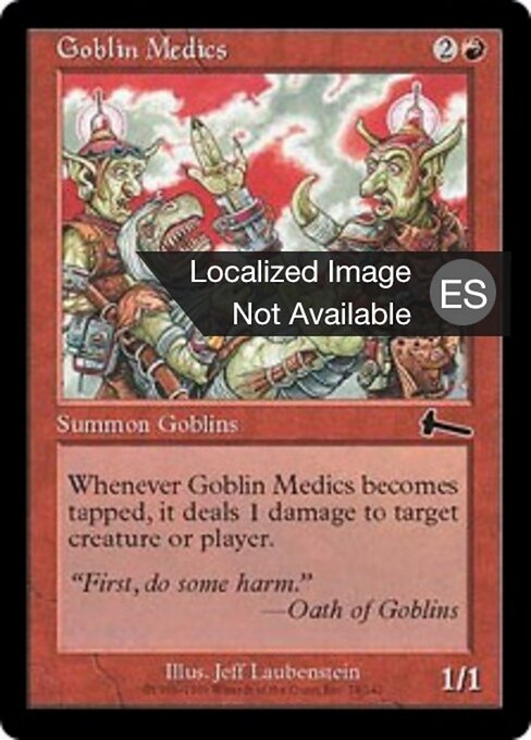 Goblin-Feldscher (Goblin Medics) - Dominaria Remastered (#124) - Illustrated by Caio Monteiro - Magic: The Gathering Card