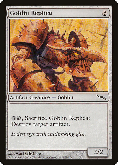 Goblin Replica - Mirrodin Magic card