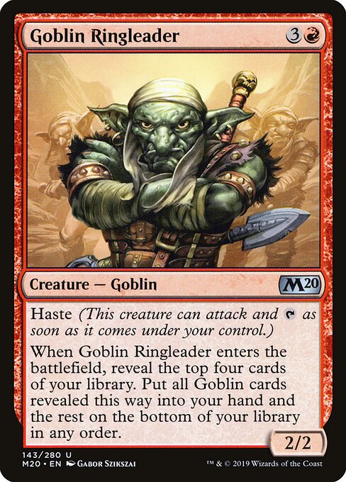 Goblin Ringleader - Core Set 2020 Magic card