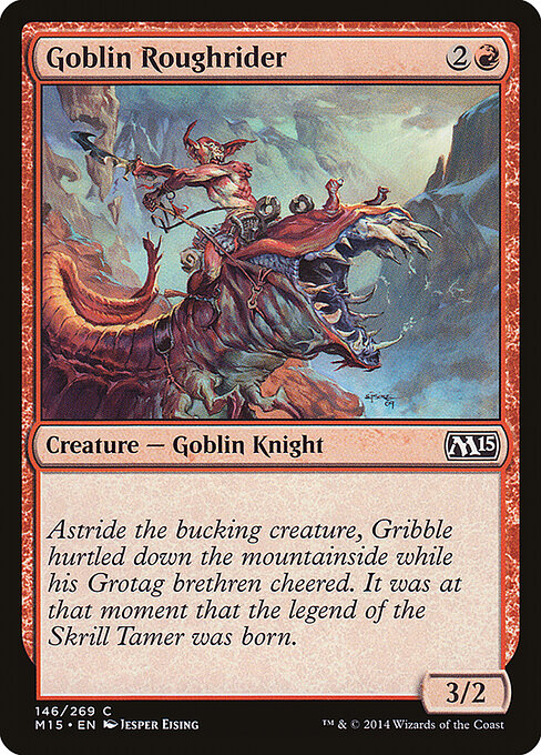 Goblin Roughrider - Magic 2015 Magic card