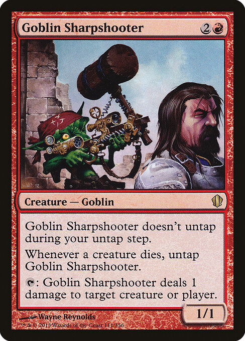 Goblin Sharpshooter - Commander 2013 Magic card