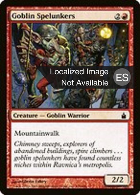 Espeleólogos trasgo (Goblin Spelunkers) - Seventh Edition (#193) - Illustrated by Matt Cavotta - Magic: The Gathering Card