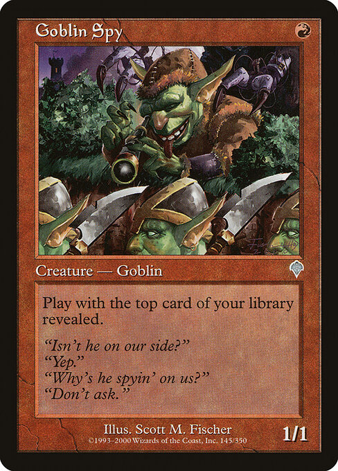 Goblin Spy - Invasion Magic card