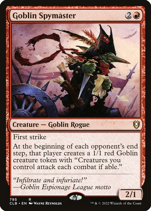 Goblin Spymaster - Commander Legends: Battle for Baldur's Gate Magic card