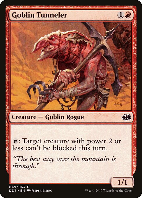 Goblin Tunneler - Duel Decks: Merfolk vs. Goblins Magic card