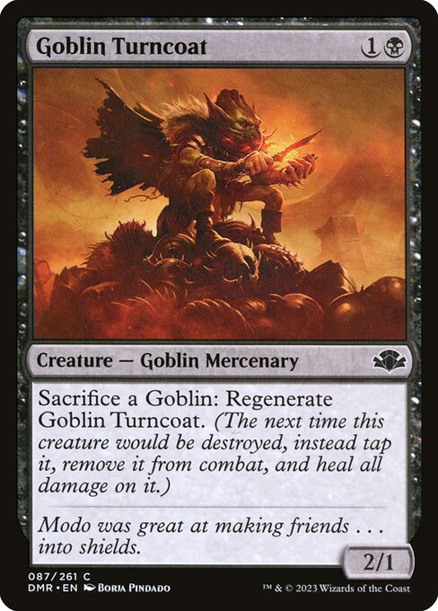 Goblin Turncoat - Dominaria Remastered Magic card
