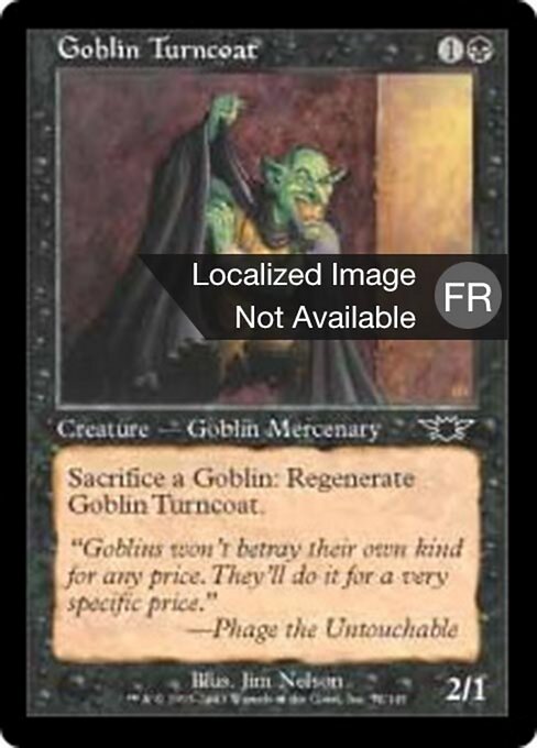 Renegado trasgo (Goblin Turncoat) - Dominaria Remastered (#87) - Illustrated by Borja Pindado - Magic: The Gathering Card
