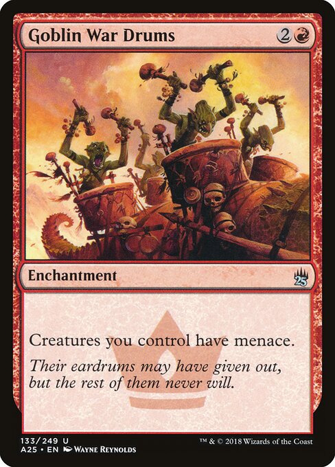 Goblin War Drums - Masters 25 Magic card