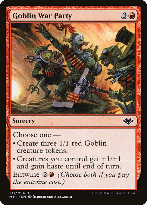 Goblin War Party - Modern Horizons Magic card