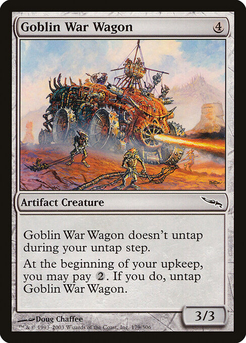 Goblin War Wagon - Mirrodin Magic card
