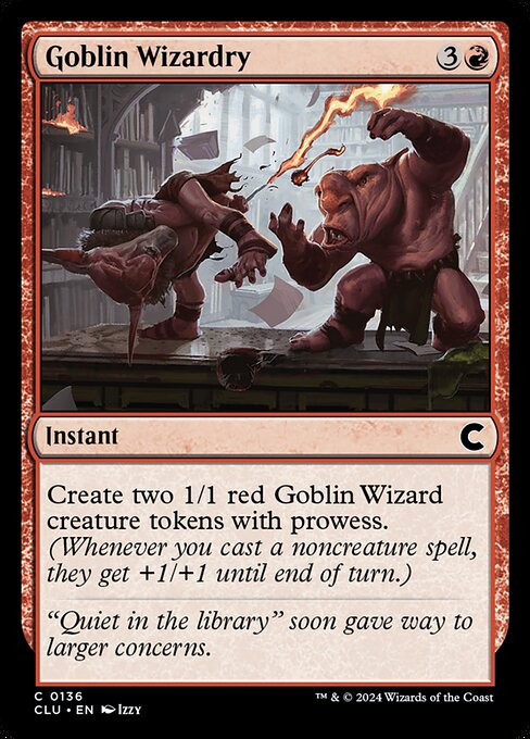 Goblin Wizardry - Ravnica: Clue Edition Magic card
