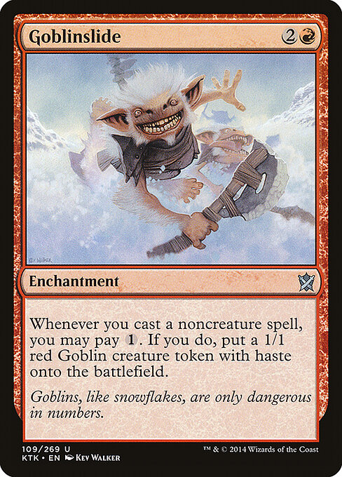 Goblinslide - Khans of Tarkir Magic card