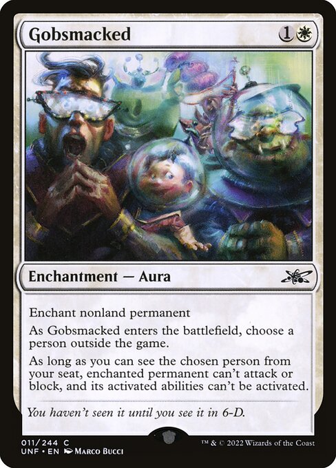 Gobsmacked - Unfinity (#11) - Illustrated by Marco Bucci - Magic: The Gathering Card