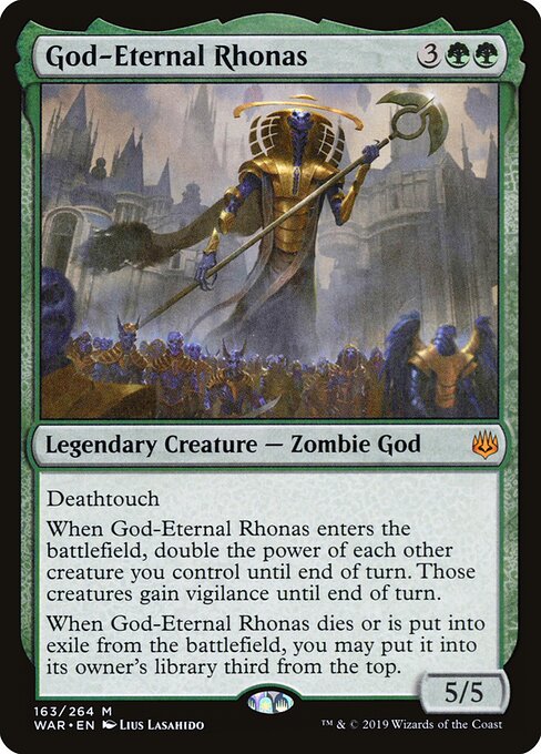 God-Eternal Rhonas - War of the Spark Magic card