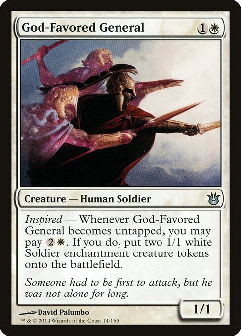 God-Favored General - Born of the Gods Magic card