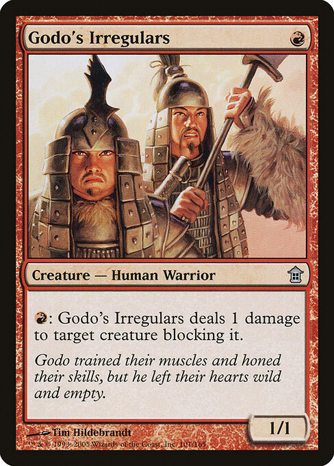 Godo's Irregulars - Saviors of Kamigawa Magic card