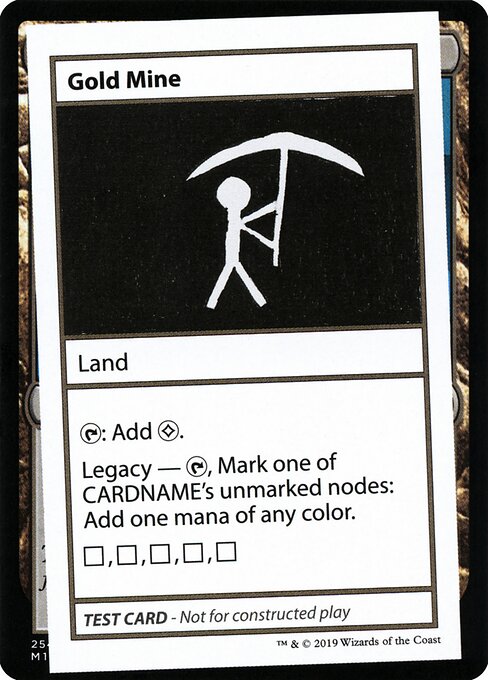 Gold Mine - Mystery Booster Playtest Cards 2021 Magic card