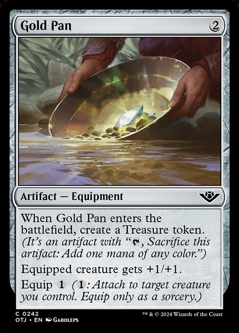 Gold Pan - Outlaws of Thunder Junction Magic card