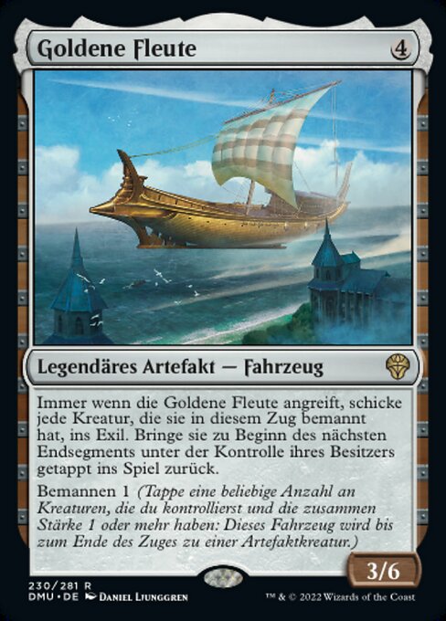 Bajel Áureo (Golden Argosy) - Dominaria United (#230) - Illustrated by Daniel Ljunggren - Magic: The Gathering Card