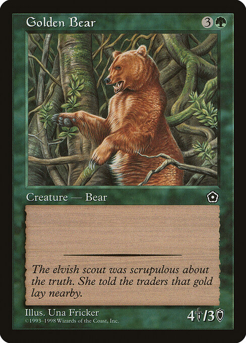 Golden Bear - Portal Second Age Magic card