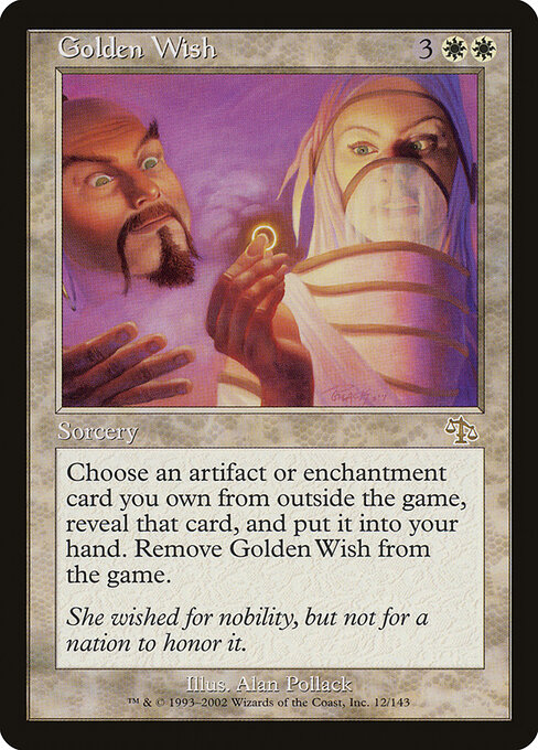 Golden Wish - Judgment Magic card
