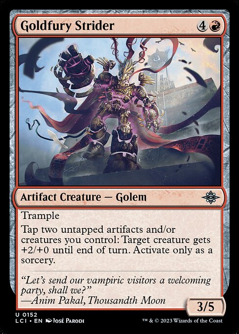 Goldfury Strider - The Lost Caverns of Ixalan Magic card