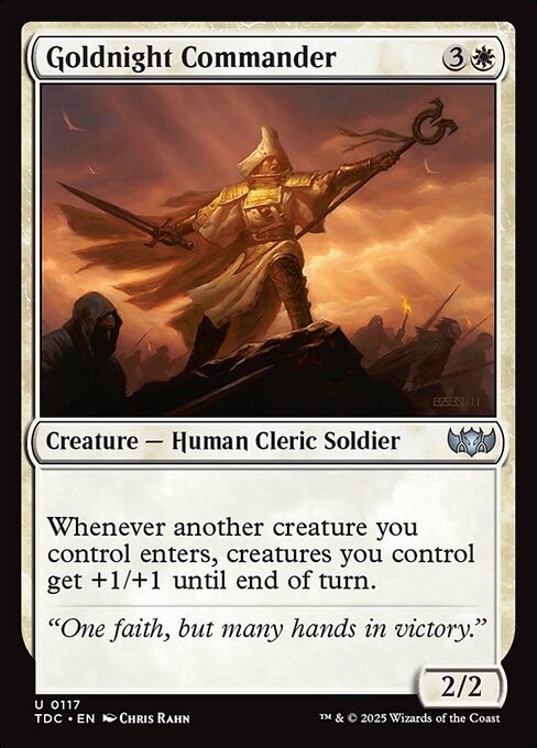 Goldnight Commander - Tarkir: Dragonstorm Commander Magic card