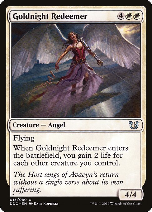 Goldnight Redeemer - Duel Decks: Blessed vs. Cursed Magic card
