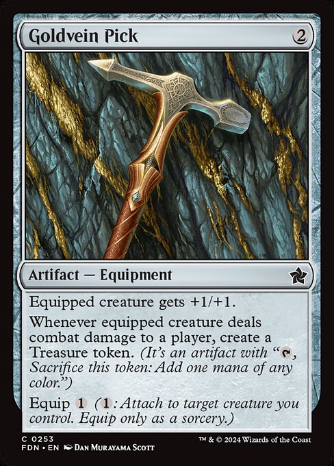 Goldvein Pick - Foundations Magic card