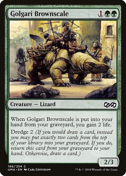 Golgari Brownscale - Ultimate Masters Magic card