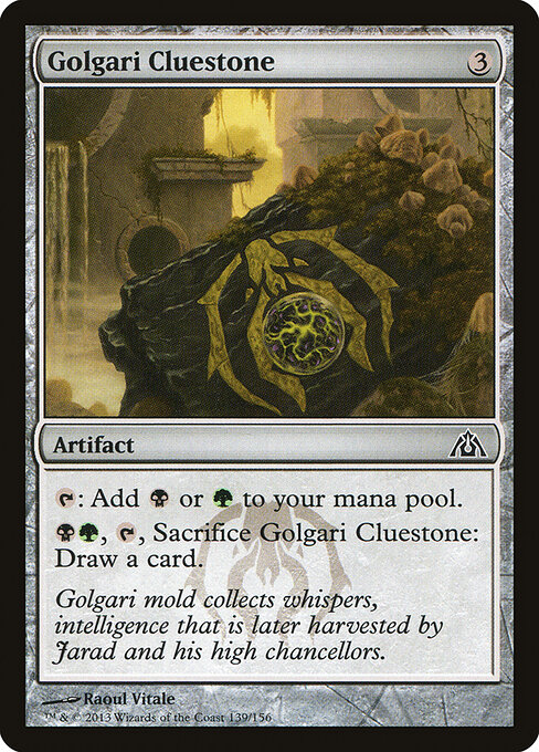 Golgari Cluestone - Dragon's Maze Magic card