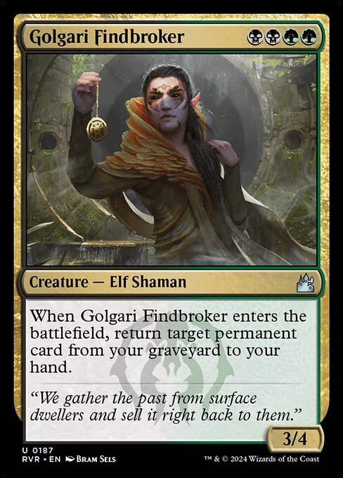 Golgari Findbroker - Ravnica Remastered Magic card