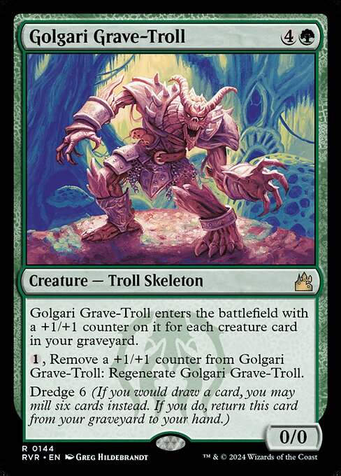 Golgari Grave-Troll - Ravnica Remastered Magic card