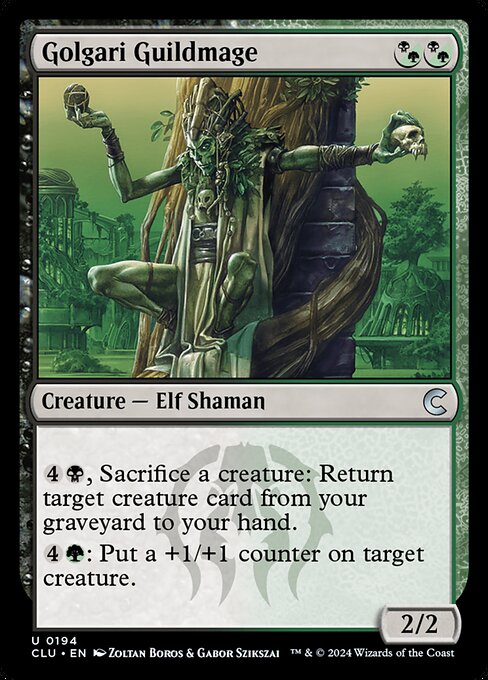 Golgari Guildmage - Ravnica: Clue Edition Magic card
